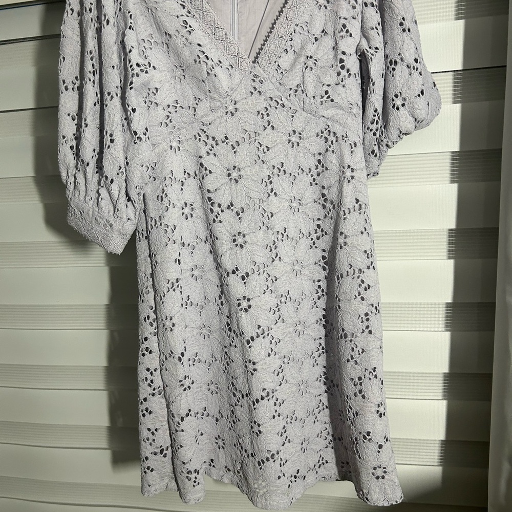 Michael Kors grey lace dress. NWOT; new without tag, NEVER worn! - Picture 5 of 8